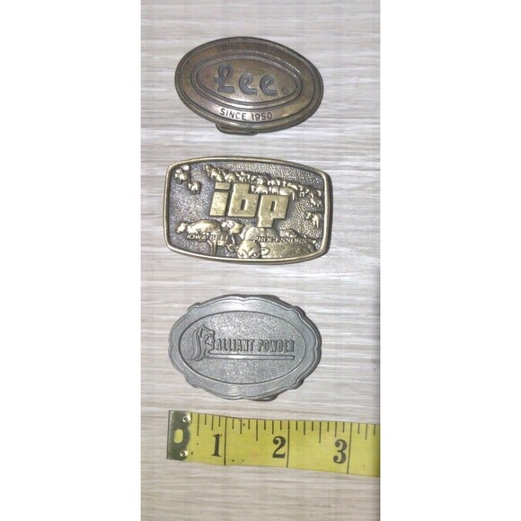 3 Vintage Kid Belt Buckle's - Picture 2 of 3